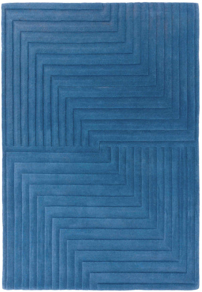 Laagpolig vloerkleed Easy Living Form Rug Blue