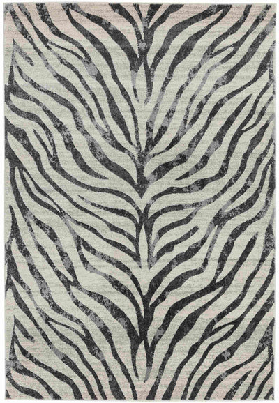 Laagpolig vloerkleed Easy Living Nova Zebra Grey