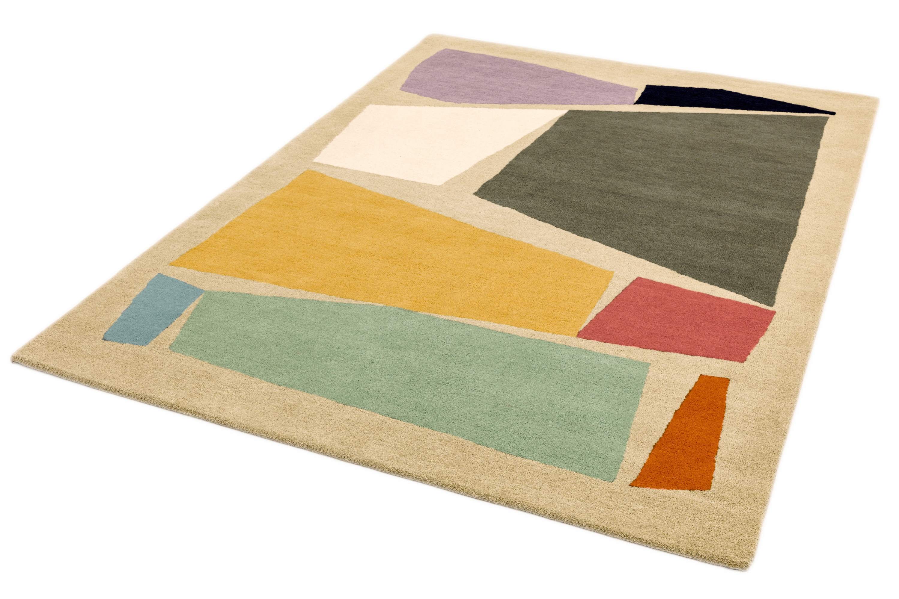 Laagpolig vloerkleed Easy Living Reef Shapes Multi