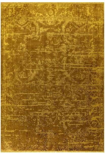 Laagpolig vloerkleed Easy Living Zehraya Gold Abstract