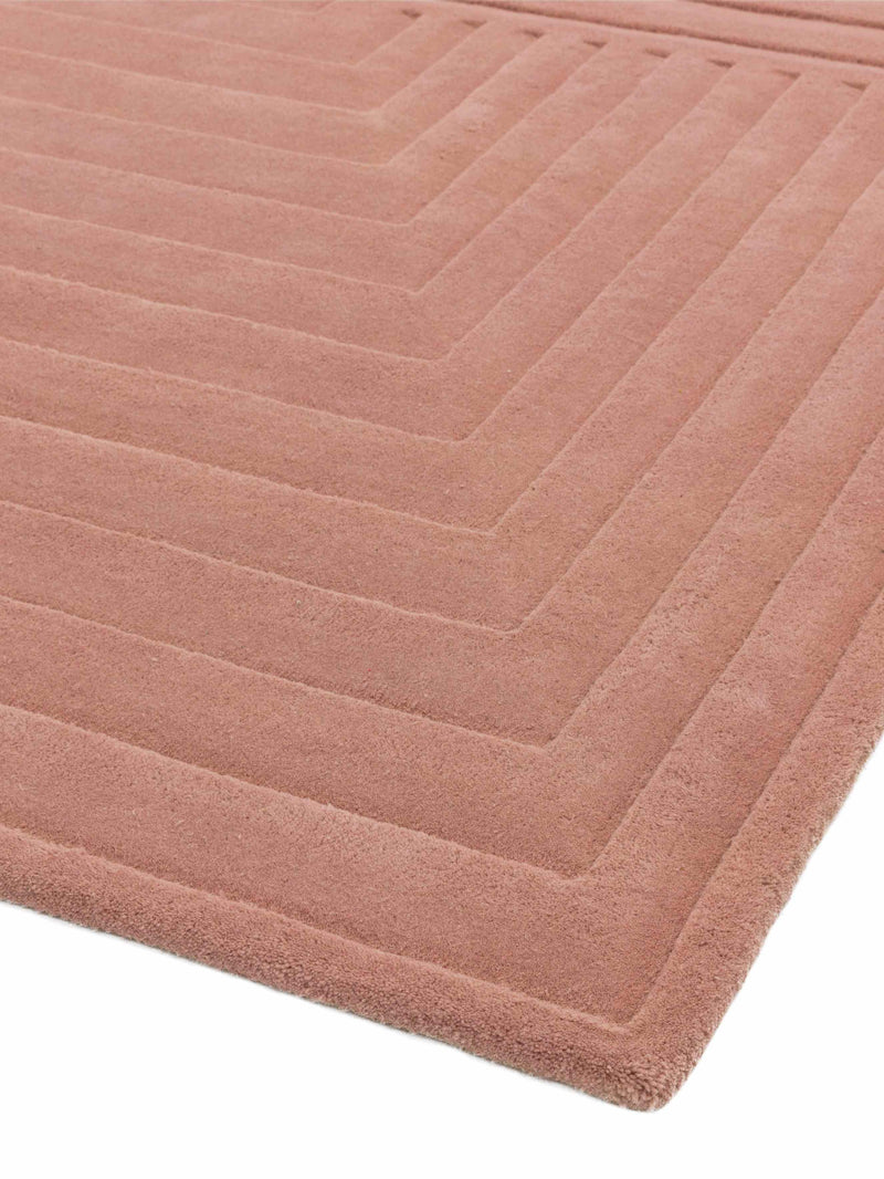 Laagpolig vloerkleed Easy Living Form Rug Pink