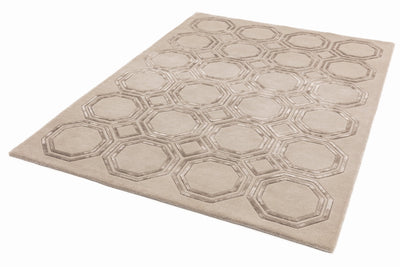 Laagpolig vloerkleed Easy Living Nexus Rug Octagon Beige