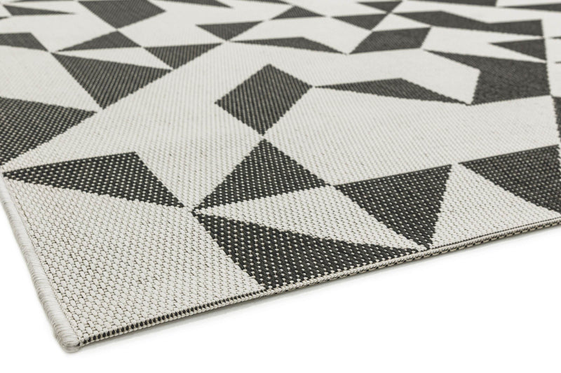 Laagpolig vloerkleed Easy Living Patio 18 Mono Flag