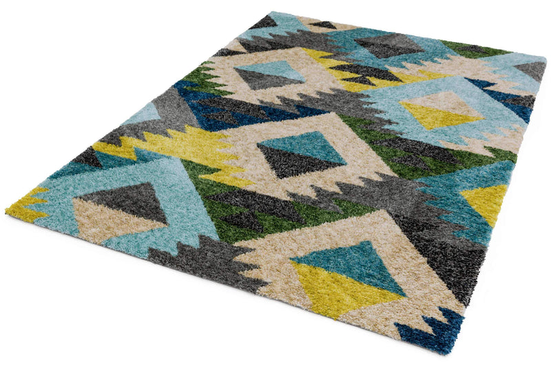 Hoogpolig vloerkleed Easy Living Gala Rug GA02 Diamond Multi