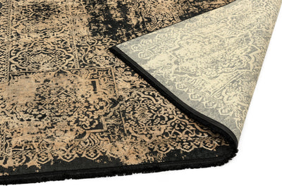Laagpolig vloerkleed Easy Living Athera at09 Ebony Medallion
