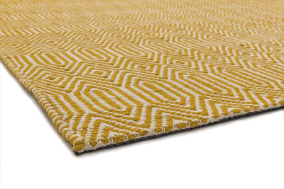Laagpolig vloerkleed Easy Living Sloan Mustard