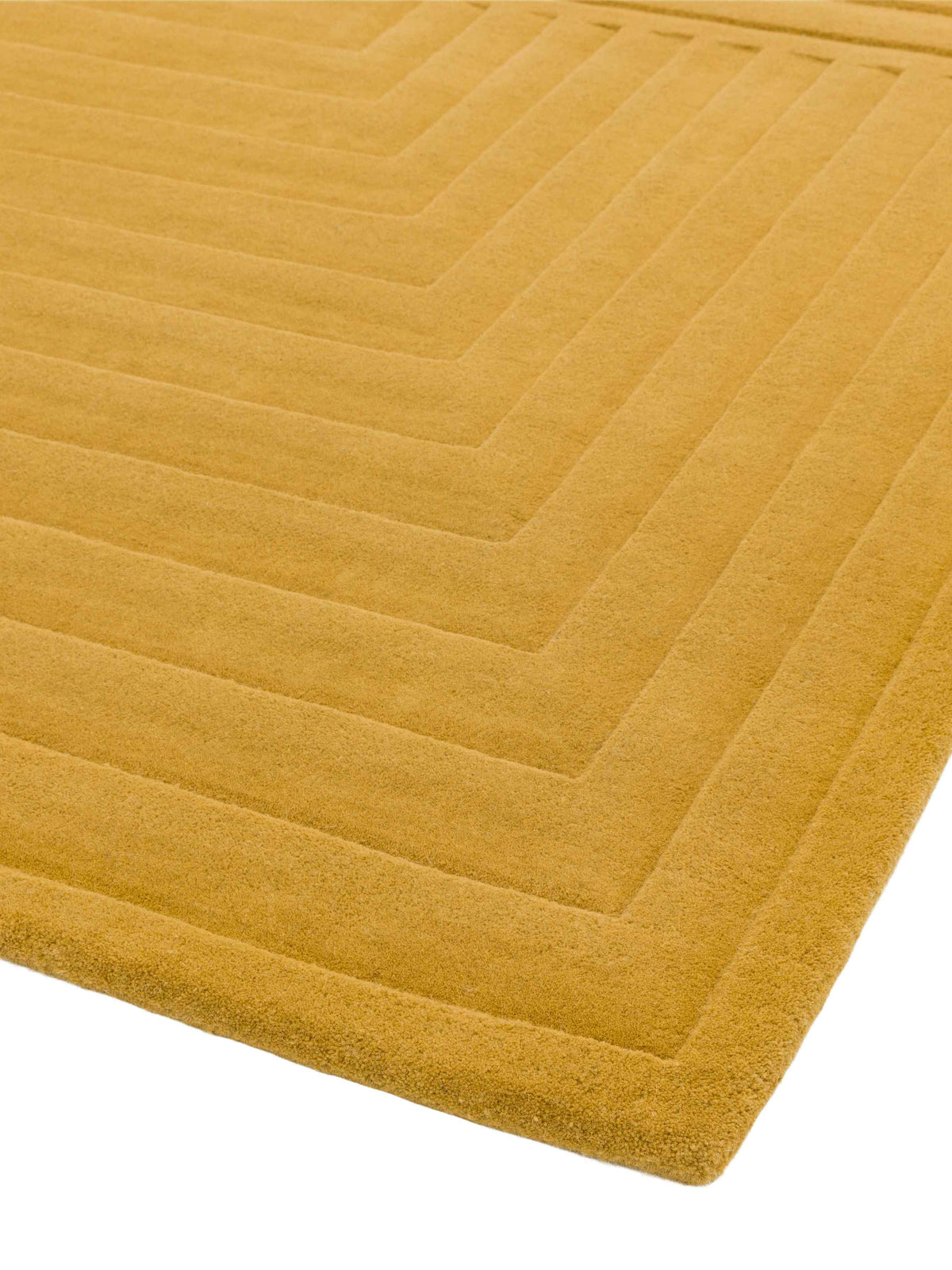 Laagpolig vloerkleed Easy Living Form Rug Ochre