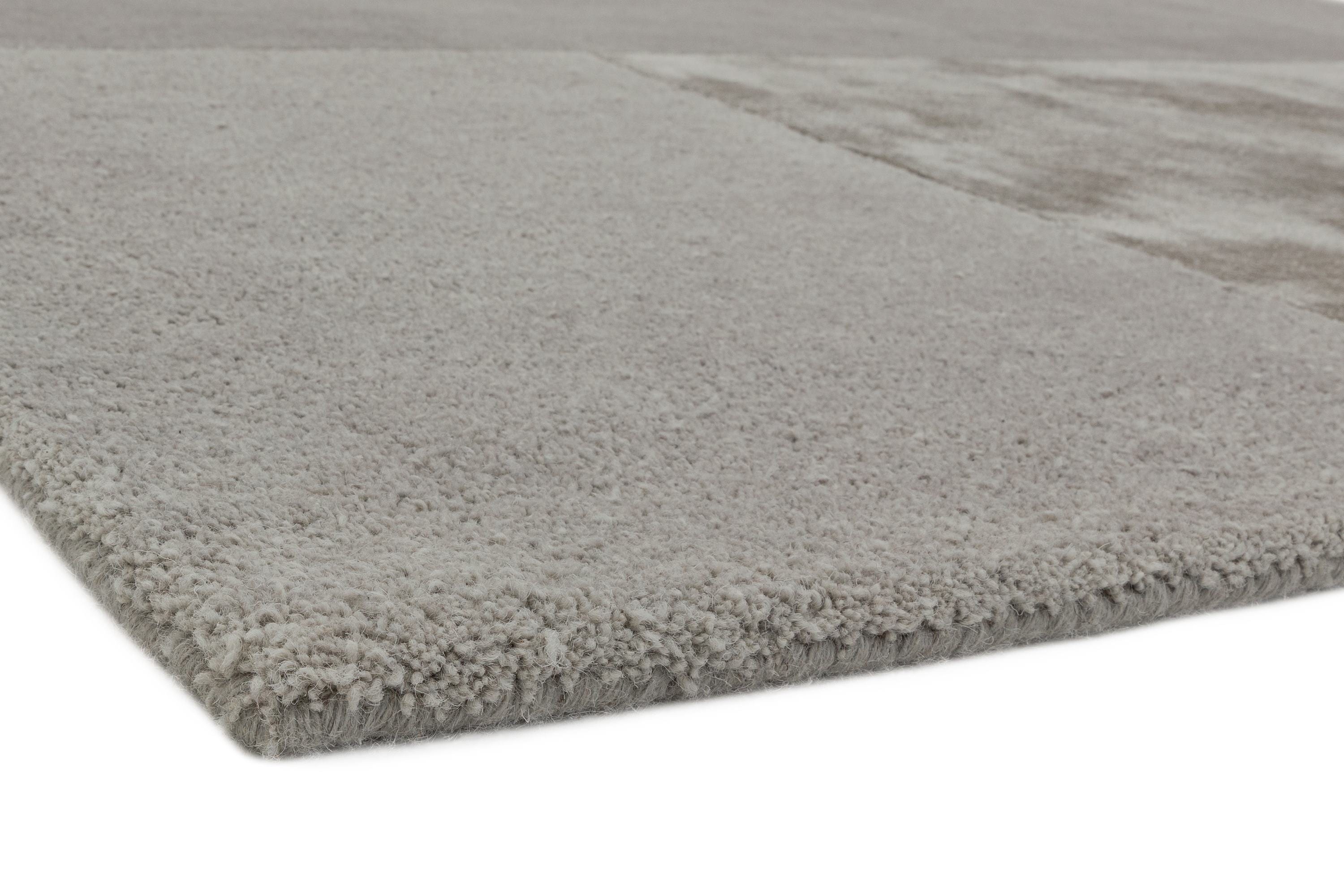 Laagpolig vloerkleed Easy Living Tate Tonal Textures Rug Silver