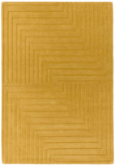 Laagpolig vloerkleed Easy Living Form Rug Ochre