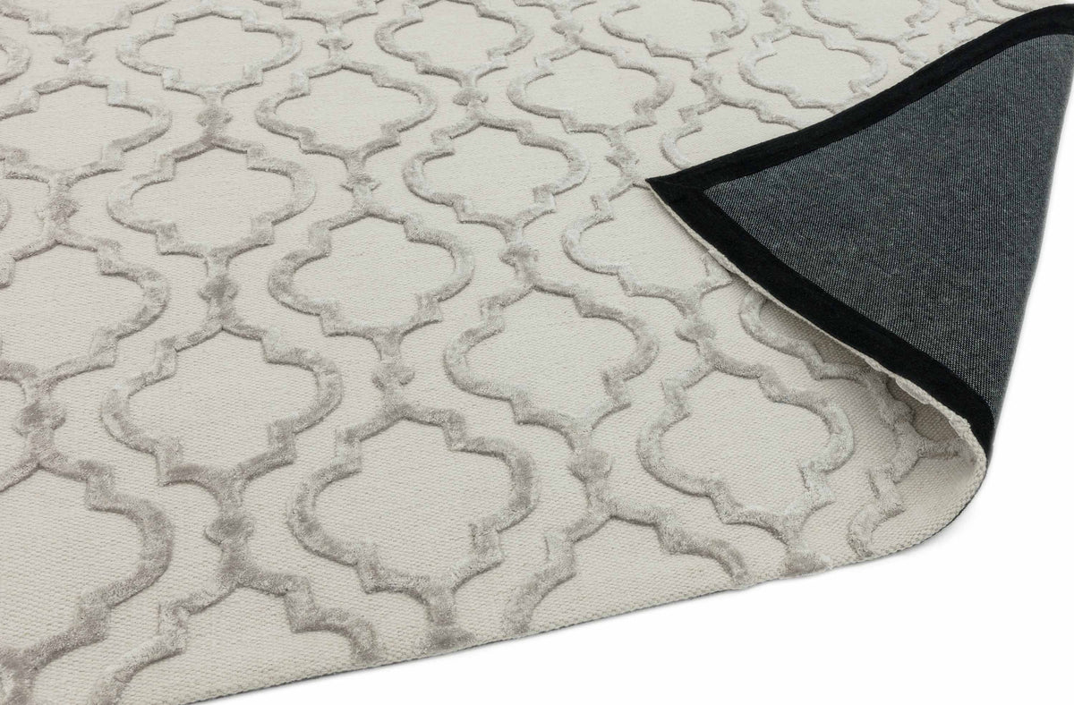 Laagpolig vloerkleed Easy Living Dixon Grey Ogee