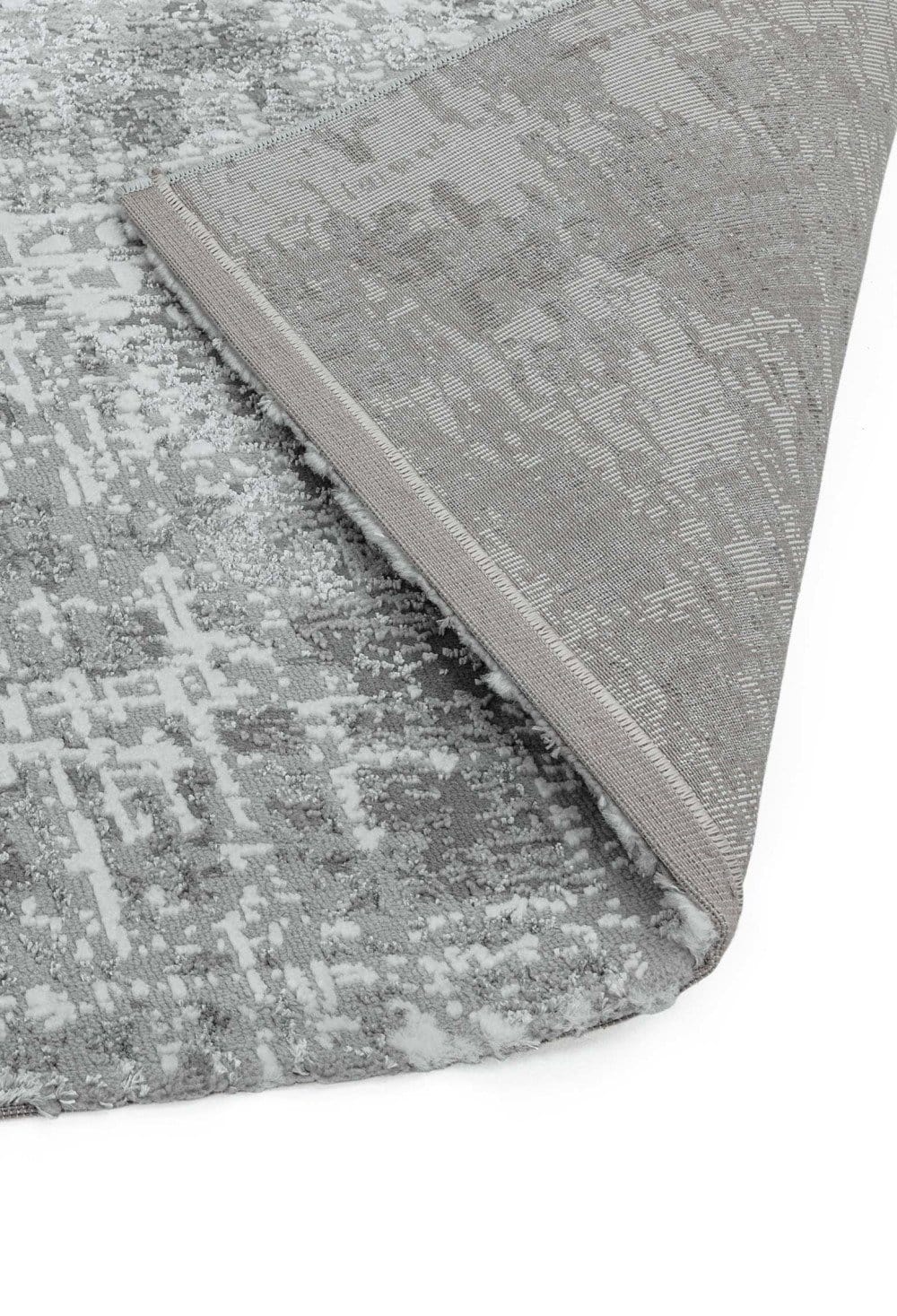 Laagpolig vloerkleed Easy Living Orion or05 Abstract Silver