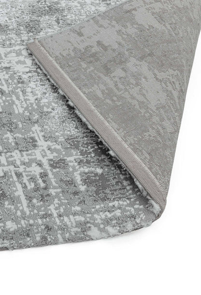 Laagpolig vloerkleed Easy Living Orion or05 Abstract Silver