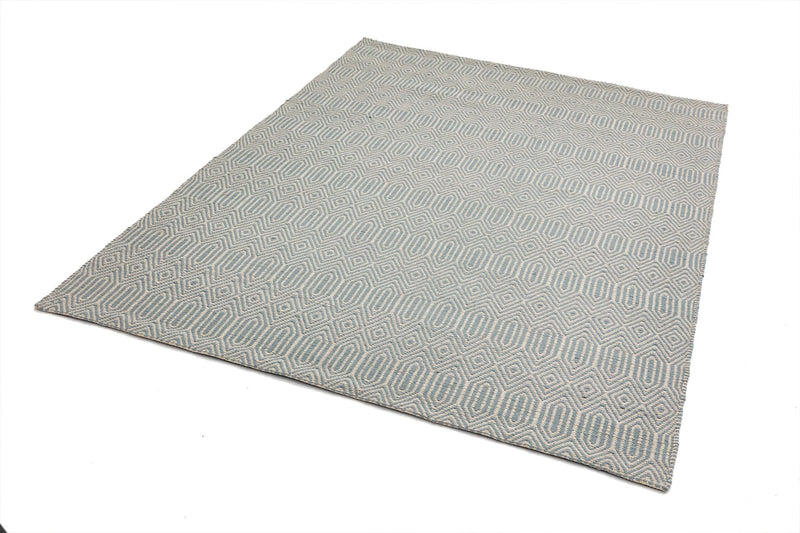 Laagpolig vloerkleed Easy Living Sloan Duck Egg