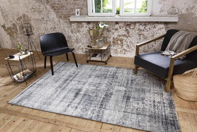 Vloerkleed  Rugestiq Vintage Med Dark Grey