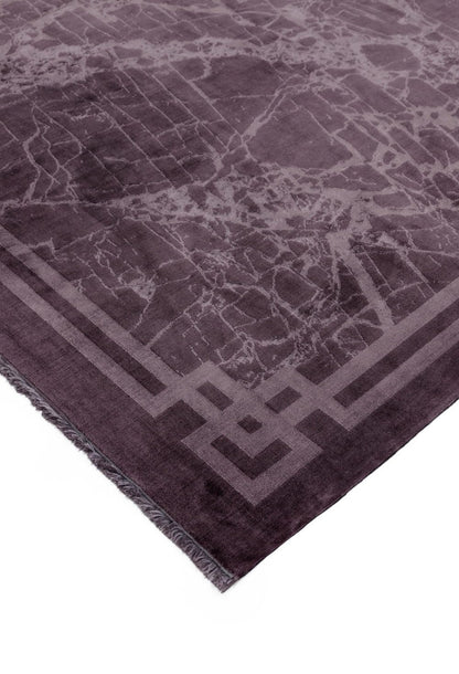 Laagpolig vloerkleed Easy Living Zehraya Purple Border