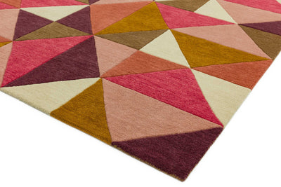 Laagpolig vloerkleed Easy Living Reef Kite Pink Multi