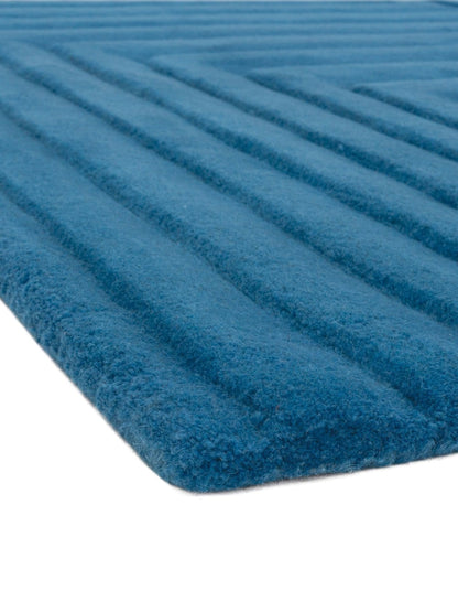 Laagpolig vloerkleed Easy Living Form Rug Blue