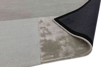 Laagpolig vloerkleed Easy Living Tate Tonal Textures Rug Silver