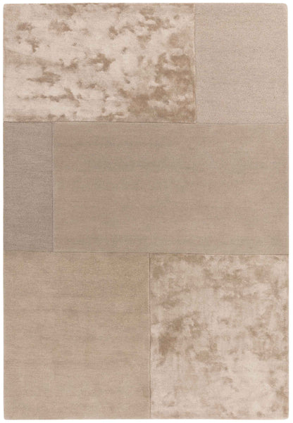 Laagpolig vloerkleed Easy Living Tate Tonal Textures Rug Sand