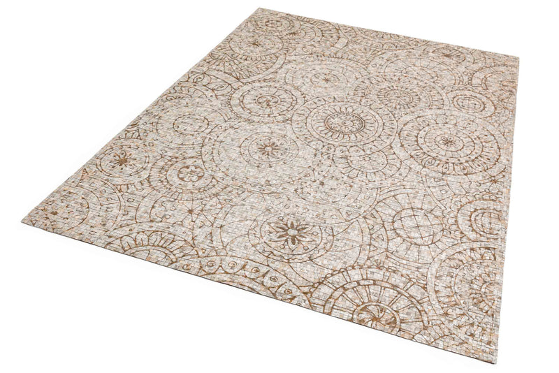 Laagpolig vloerkleed Easy Living Xylo Hand Sewn Cowhide Laser Design
