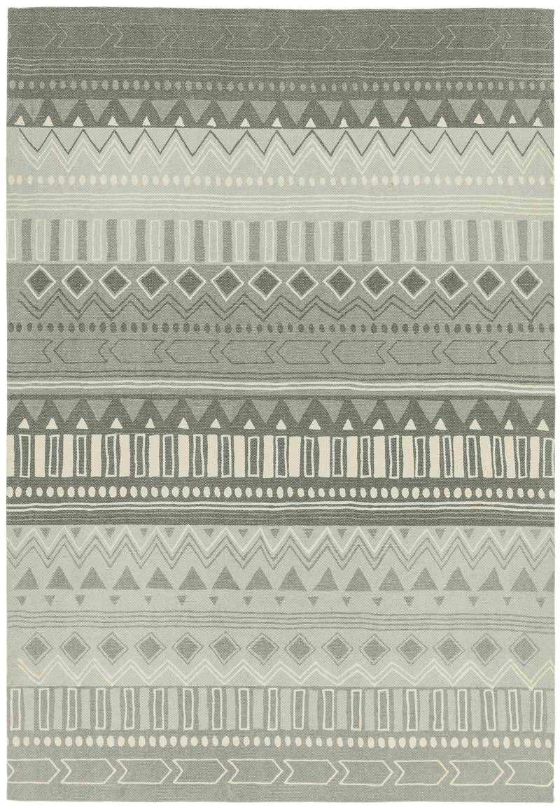 Laagpolig vloerkleed Easy Living Onix 10 Tribal Mix Grey