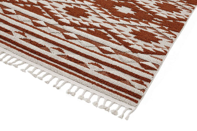 Laagpolig vloerkleed Easy Living Taza Rug Terracotta