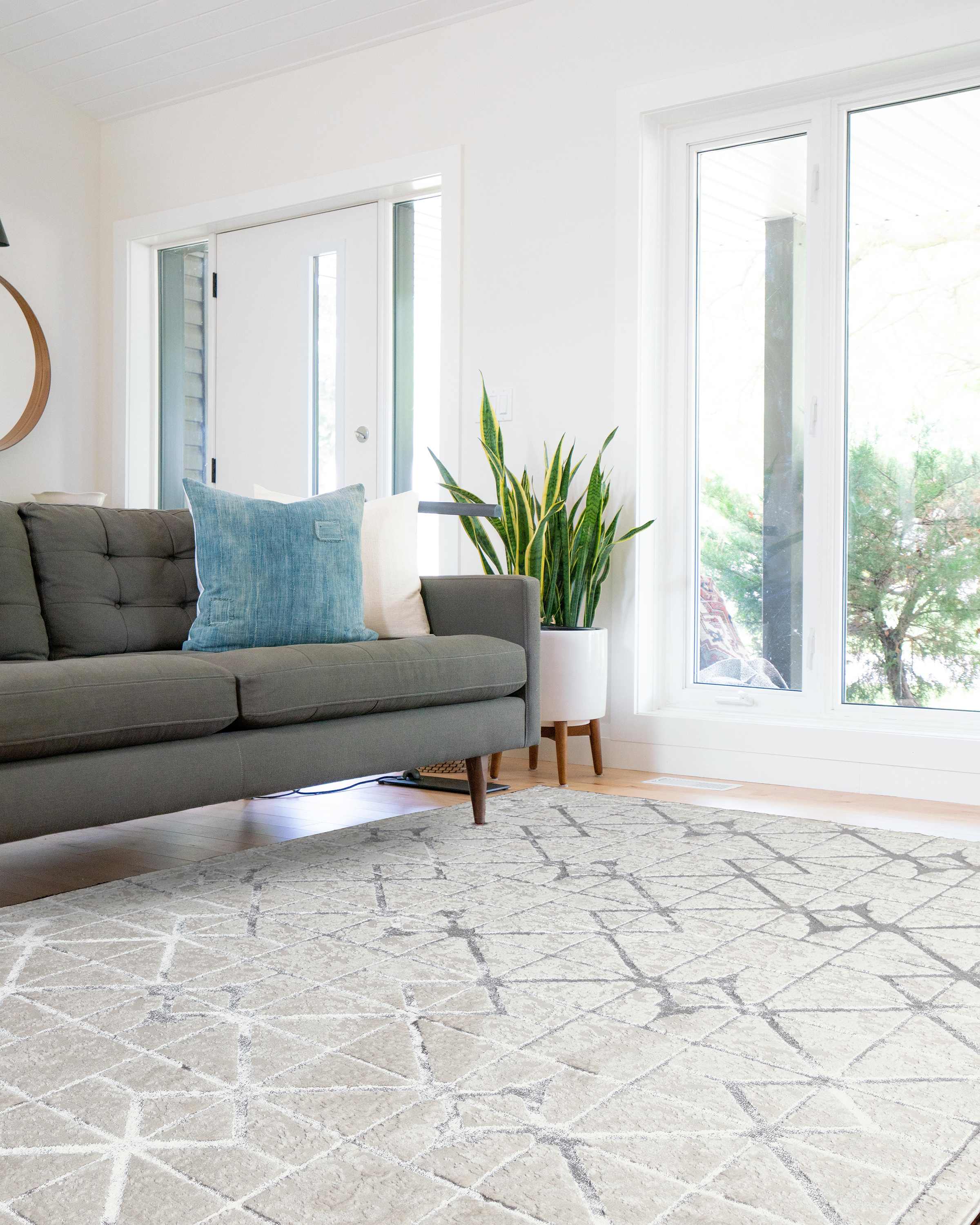 Laagpolig vloerkleed Easy Living Aurora AU11 Lattice