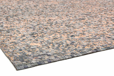 Laagpolig vloerkleed Easy Living Elona Mosaic Cowhide Grey