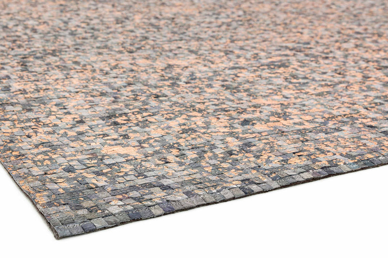 Laagpolig vloerkleed Easy Living Elona Mosaic Cowhide Grey