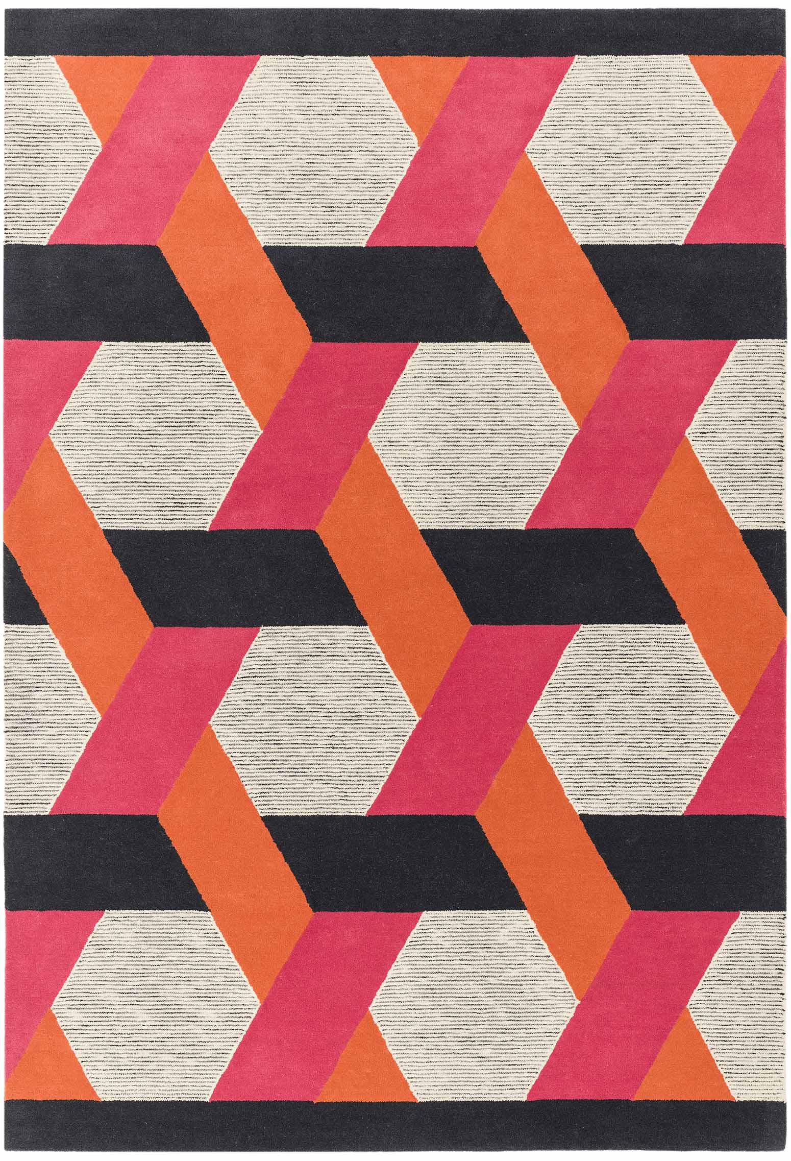 Laagpolig vloerkleed Easy Living Camden Rug Orange