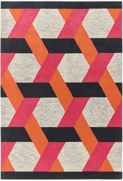 Laagpolig vloerkleed Easy Living Camden Rug Orange