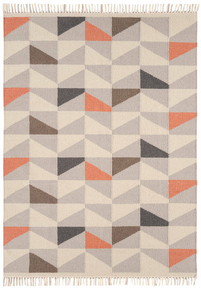 Laagpolig vloerkleed Easy Living Hackney Geo Melon