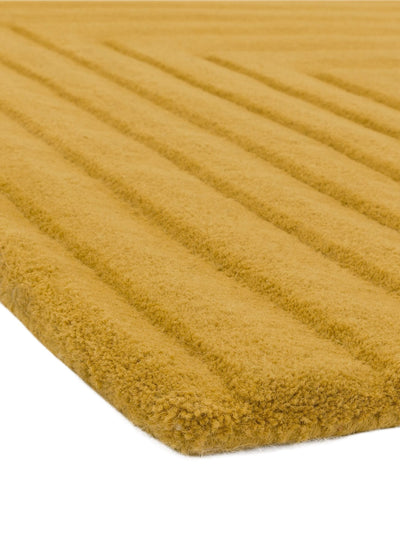 Laagpolig vloerkleed Easy Living Form Rug Ochre