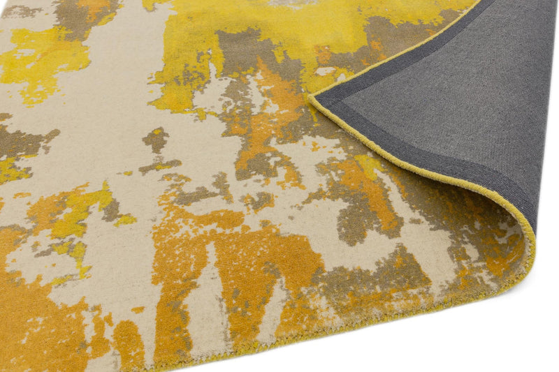 Laagpolig vloerkleed Easy Living Saturn Rug Yellow