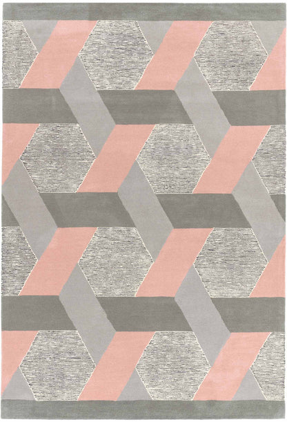 Laagpolig vloerkleed Easy Living Camden Rug Pink