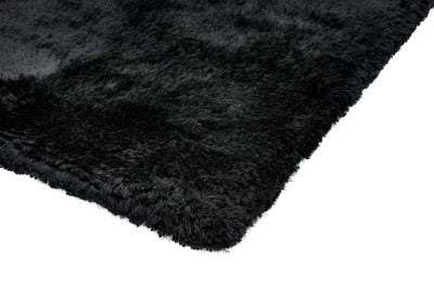 Hoogpolig vloerkleed Easy Living Plush Rug Black