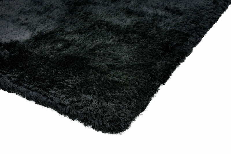 Hoogpolig vloerkleed Easy Living Plush Rug Black