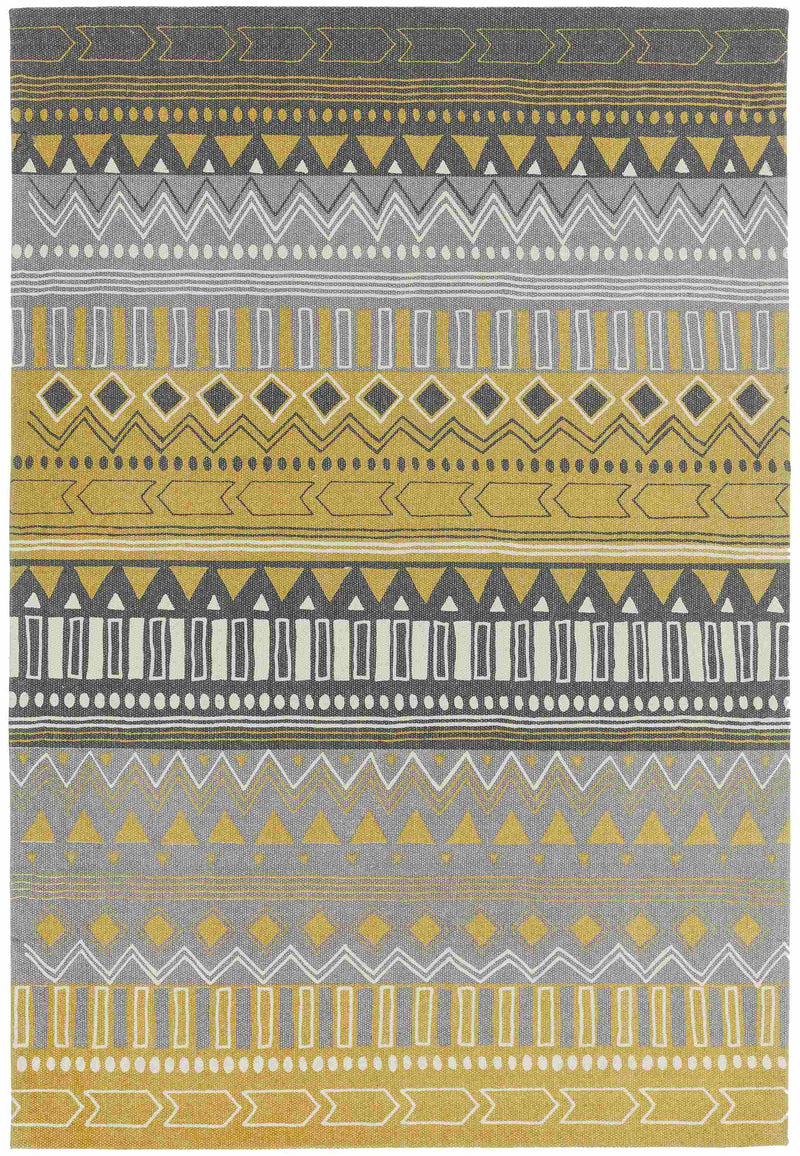 Laagpolig vloerkleed Easy Living Onix 11 Tribal Mix Yellow