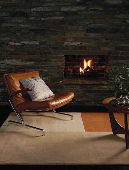 Laagpolig vloerkleed Easy Living Blox Rug Copper