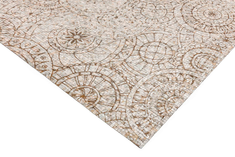 Laagpolig vloerkleed Easy Living Xylo Hand Sewn Cowhide Laser Design