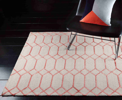 Laagpolig vloerkleed Easy Living Koko Coral