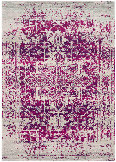 Laagpolig vloerkleed Easy Living Nova Antique Fuchsia