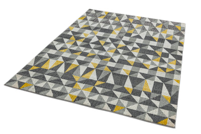 Laagpolig vloerkleed Easy Living Nova Flag Yellow