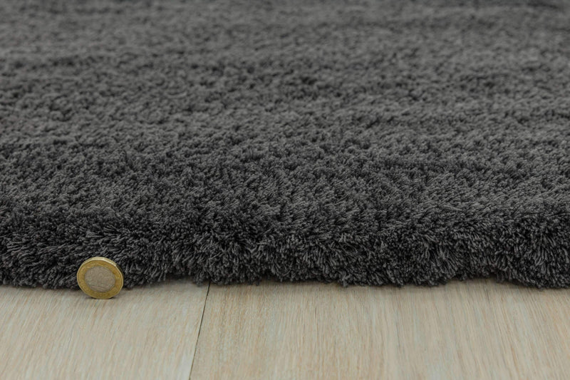 Hoogpolig vloerkleed Easy Living Lulu Soft Touch Rug Charcoal