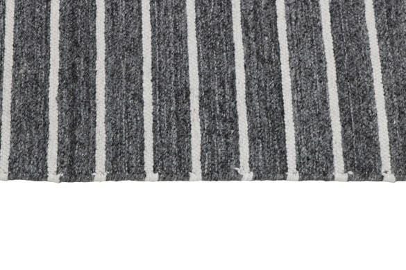 Laagpolig vloerkleed MOMO Rugs Nouveau Stripes Dark Grey