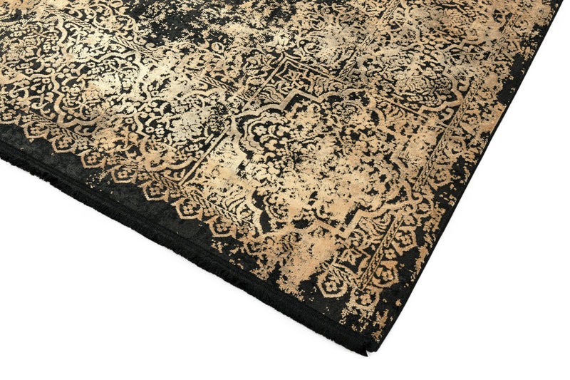 Laagpolig vloerkleed Easy Living Athera at09 Ebony Medallion