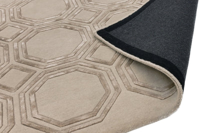 Laagpolig vloerkleed Easy Living Nexus Rug Octagon Beige