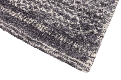 Hoogpolig vloerkleed Easy Living Alto Rug al05 Grey Cream