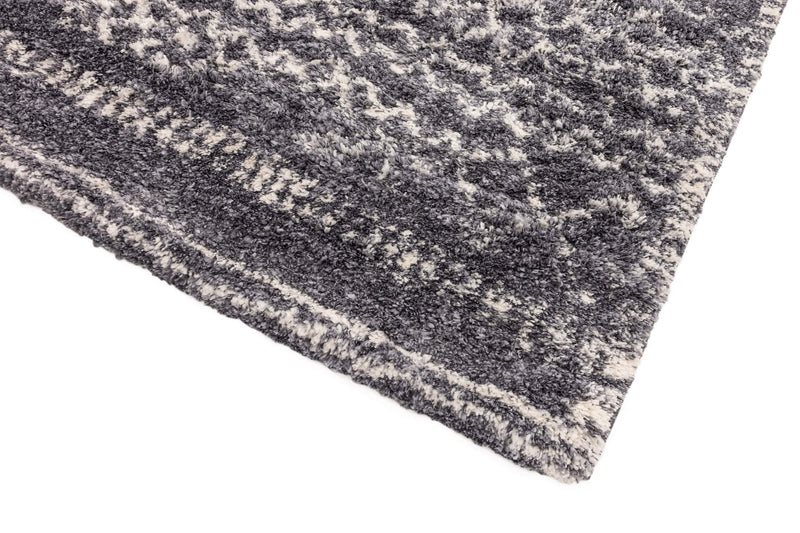 Hoogpolig vloerkleed Easy Living Alto Rug al05 Grey Cream