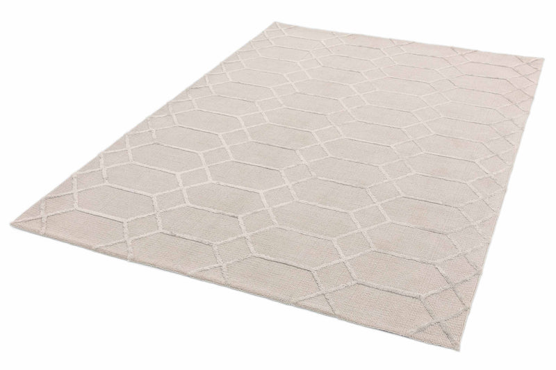 Laagpolig vloerkleed Easy Living Koko Silver